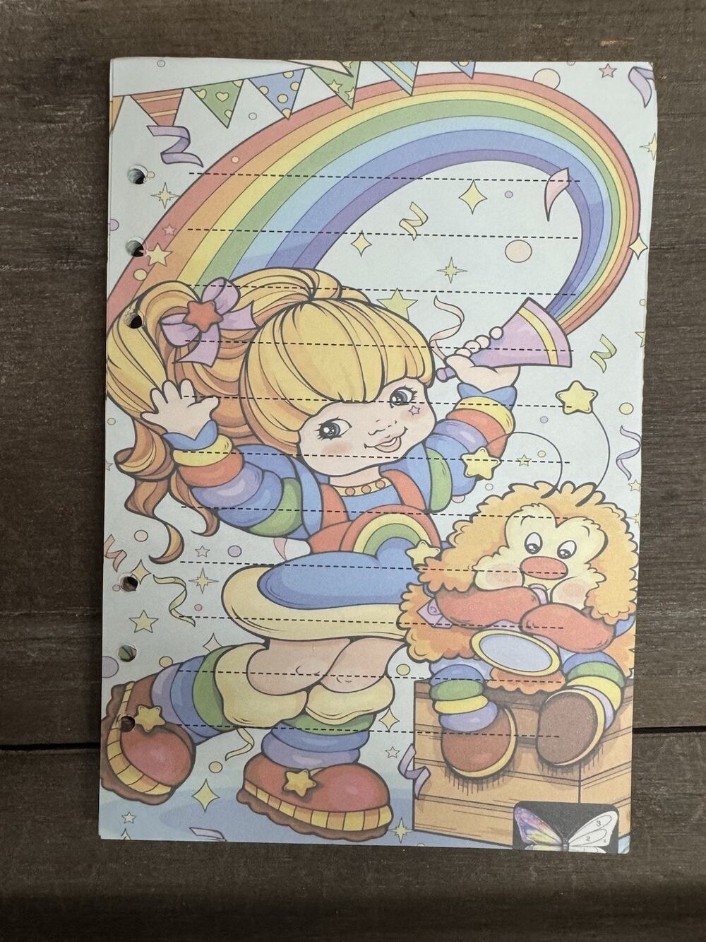 Rainbow Brite Friends Size A5 Refill Paper (50 Sheets)